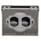 Hubbell Wiring Device-Kellems Weatherproof Cover, Outlet Box Type, 2 Gang, Cast Metal, GFCI Receptacle Cover Type WP26EH - alternate 4